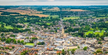 Aerial image of Cirencester