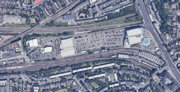 Aerial view of site