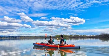 Kayakers at Lake Vancouver