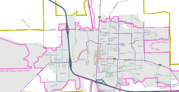 A screenshot of the PDF functional classification map released by WYDOT.