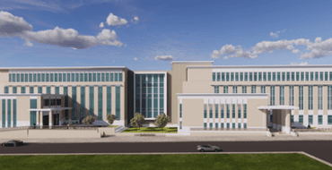 rendering of new civil courthouse