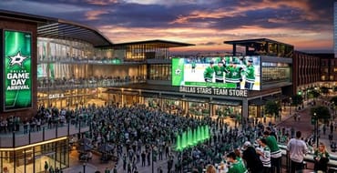A rendering of the proposed Willow Bend District.