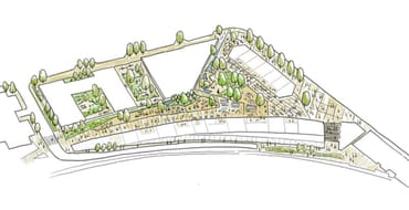 Illustration of aerial view