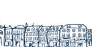 Pencil drawing of Cirencester Market Place