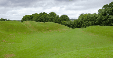 A landscape view of the amphitheater