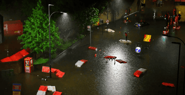 flooding in Lewisham town centre