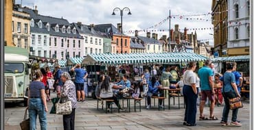 Image of people at the market