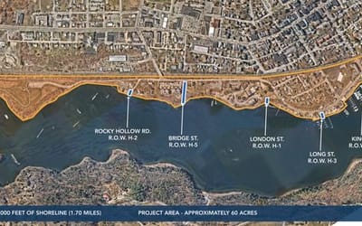 A discussion regarding the ongoing waterfront study, stakeholder input and possible future improvements to the infrastructure, accessibility, recreational use and balancing of residential and commercial interests?  