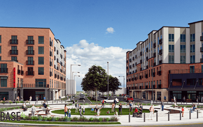 Conceptual Rendering of Trail East & Trail West developments