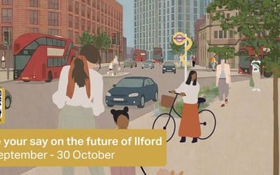 Image showing arrival at Ilford Town Centre