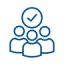 Graphic showing a group of people. 