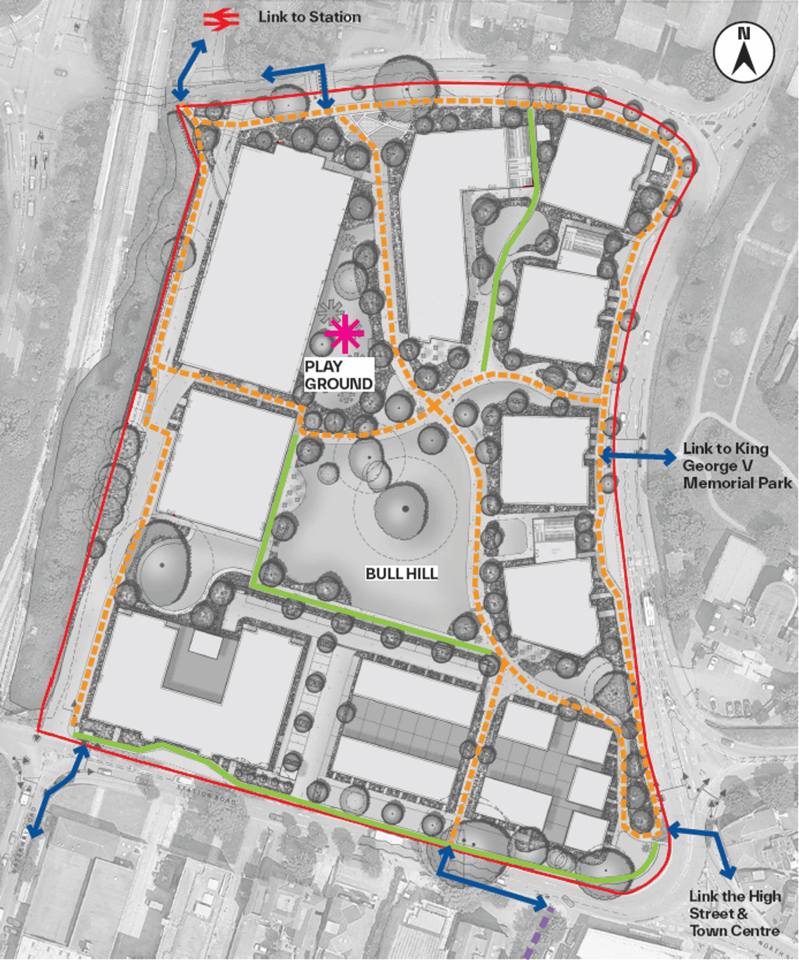Bull Hill Active Travel Routes