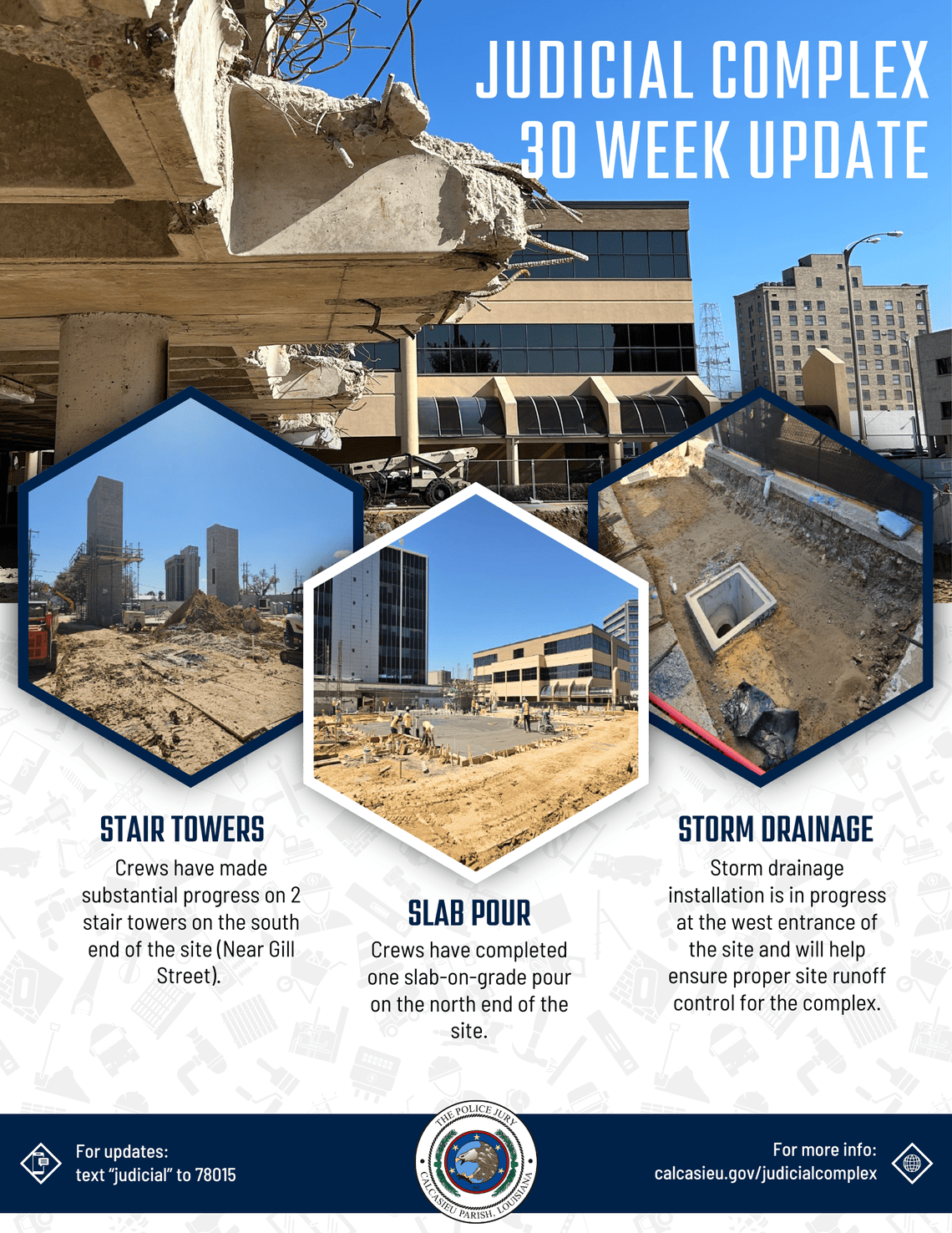 Flyer showing the updates