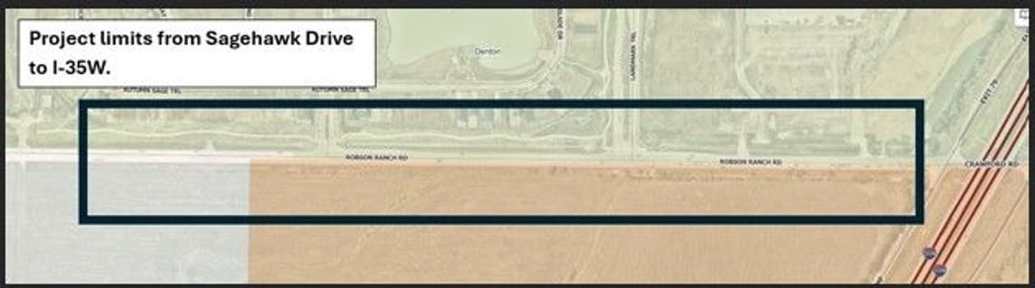 Limit from Sagehawk to I-35W.