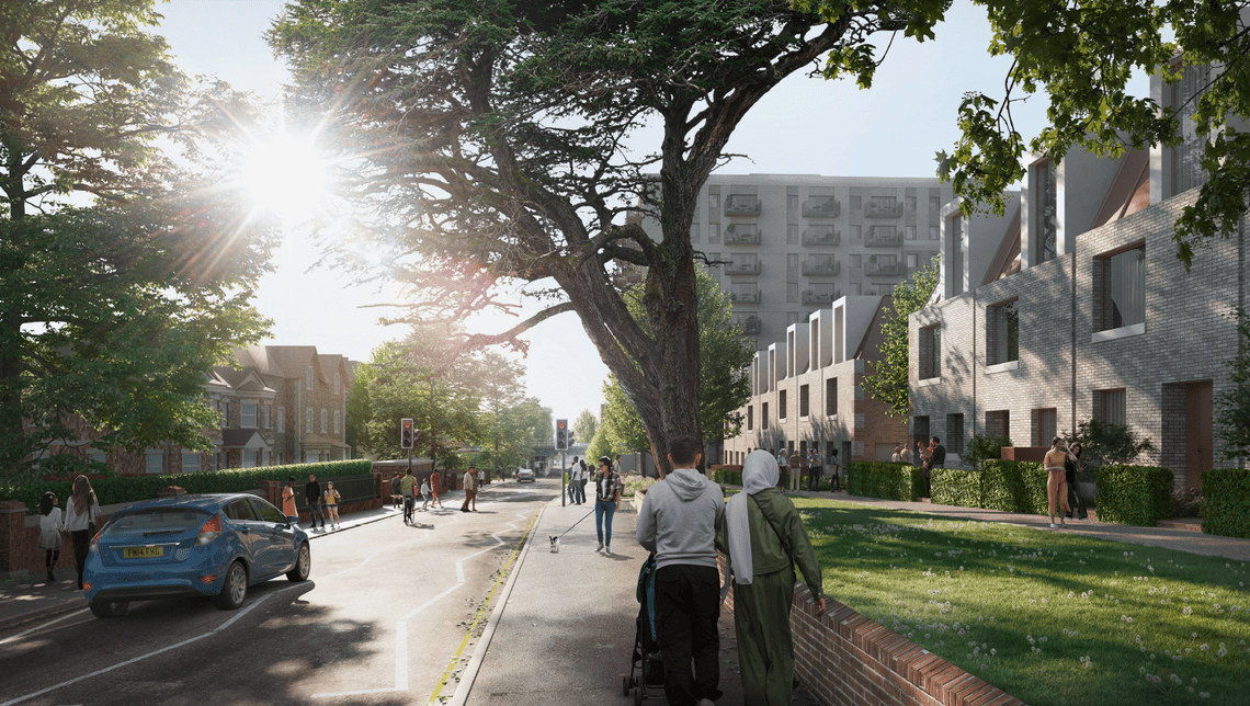 Proposed Bull Hill Development from Station Road
