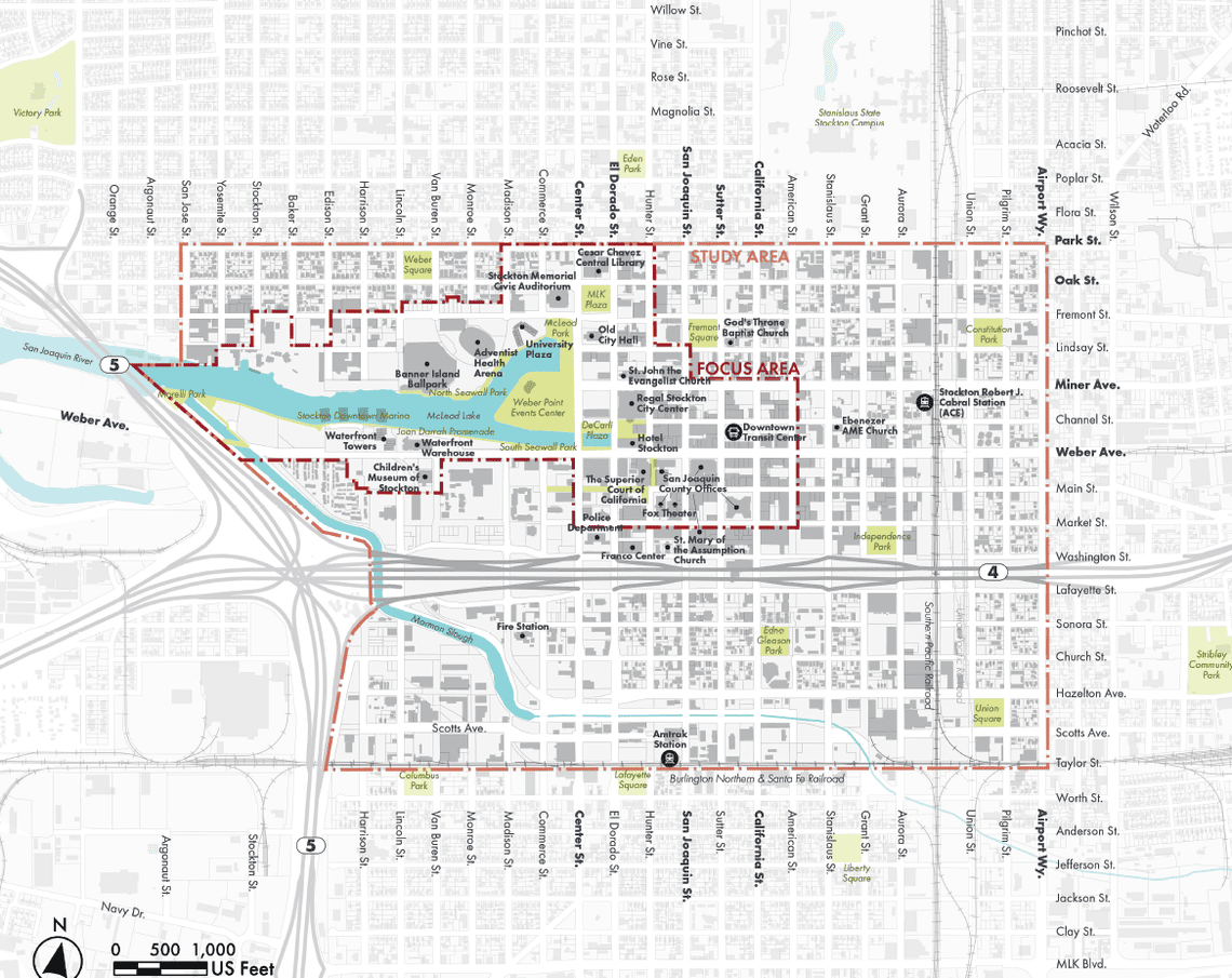 Thrive Downtown Study Area