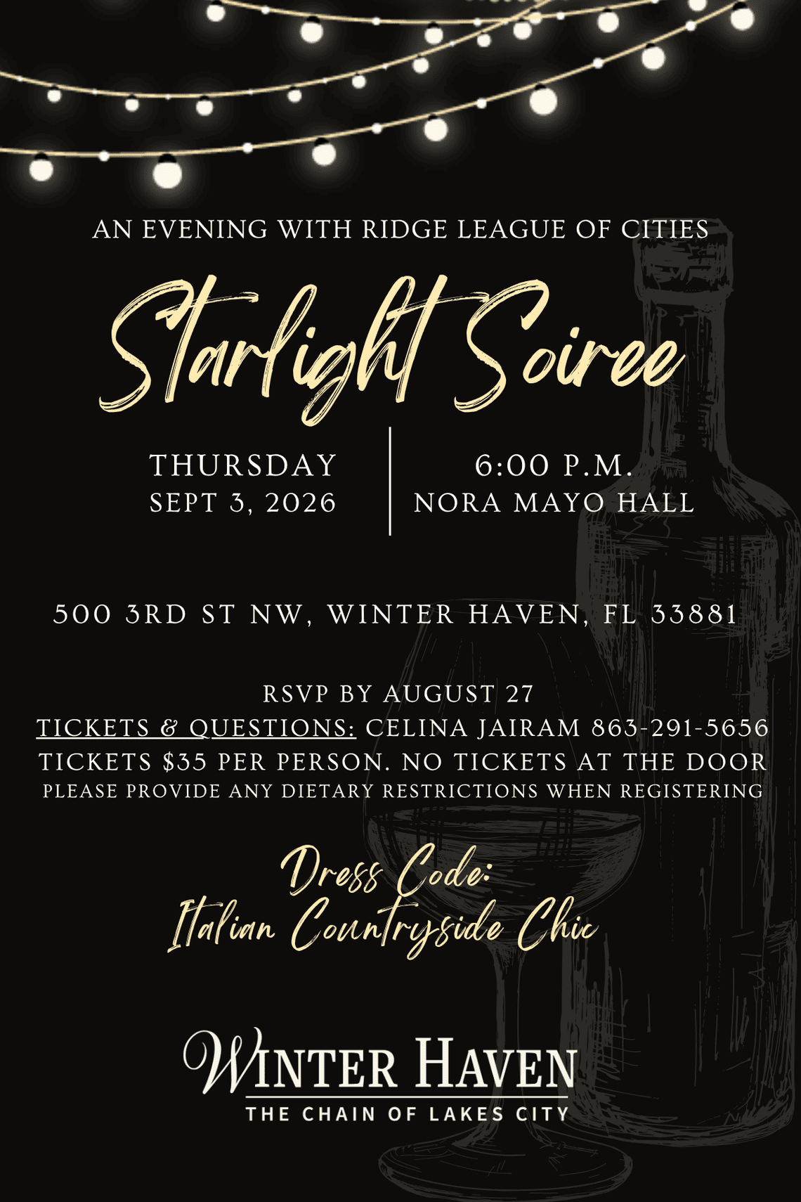 Event invitation.