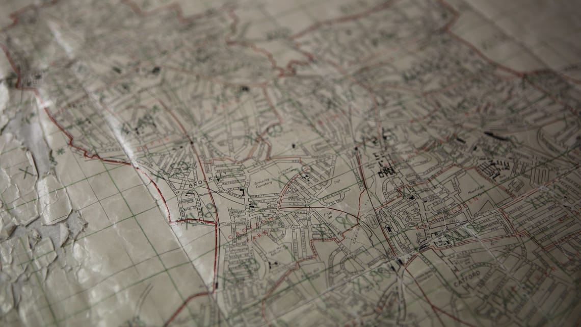 heritage map of Lewisham