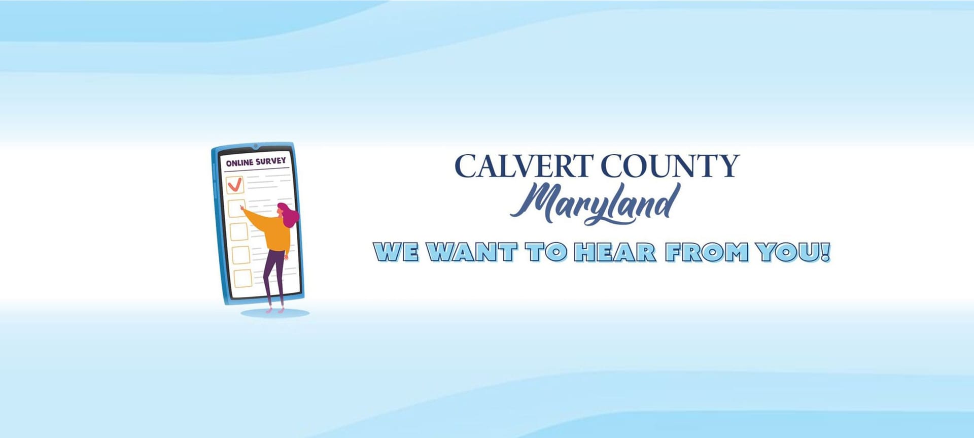 We want to hear from you