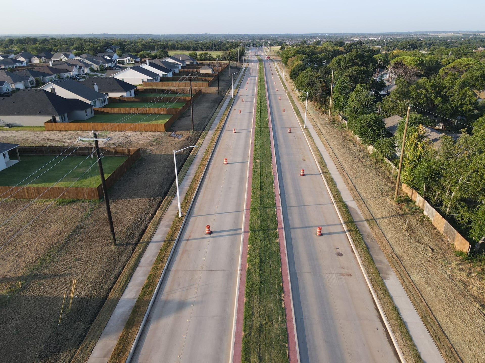 Picture of new alignment of S Bonnie Brae Street Between Parvin and Roselawn Drive