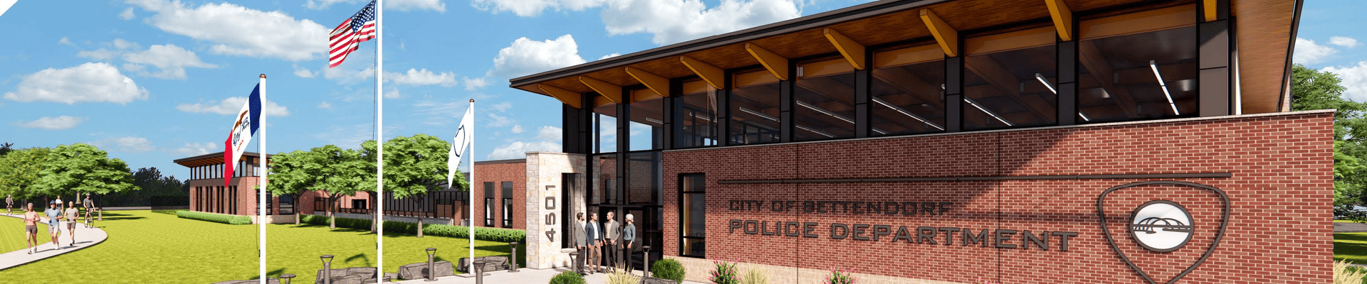 Rendering of New Police Station