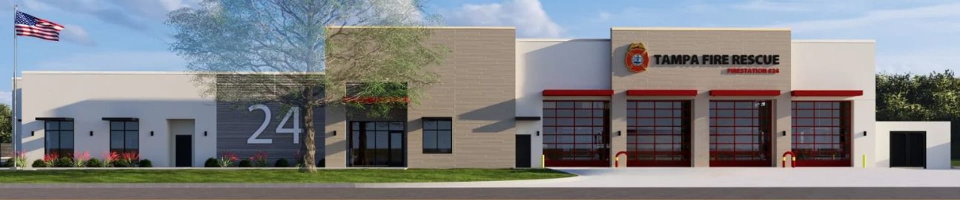 rendering of fire station number 24