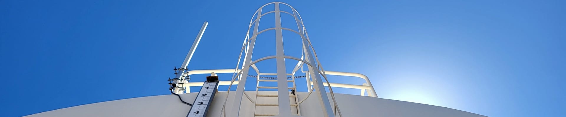 Existing ladder system on Tank C-4-21
