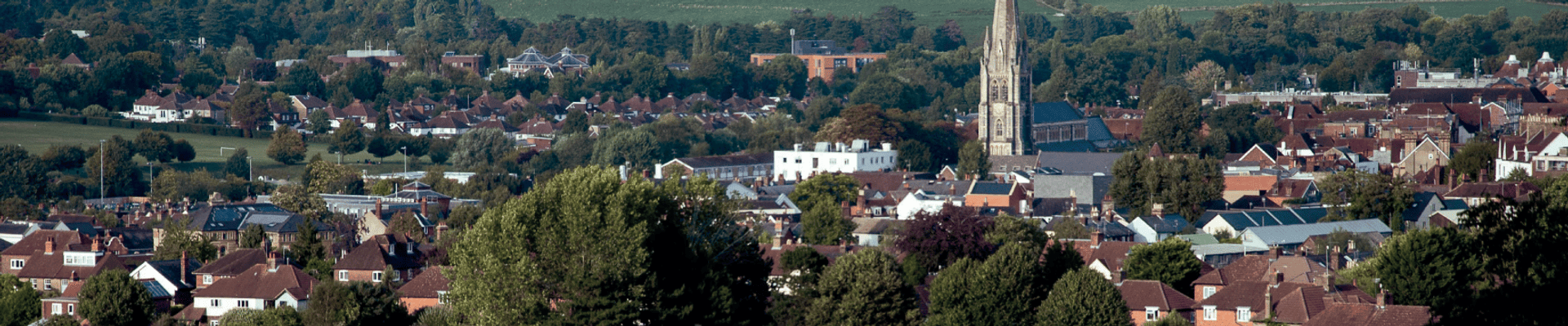 Panoramic view of East Surrey Town
