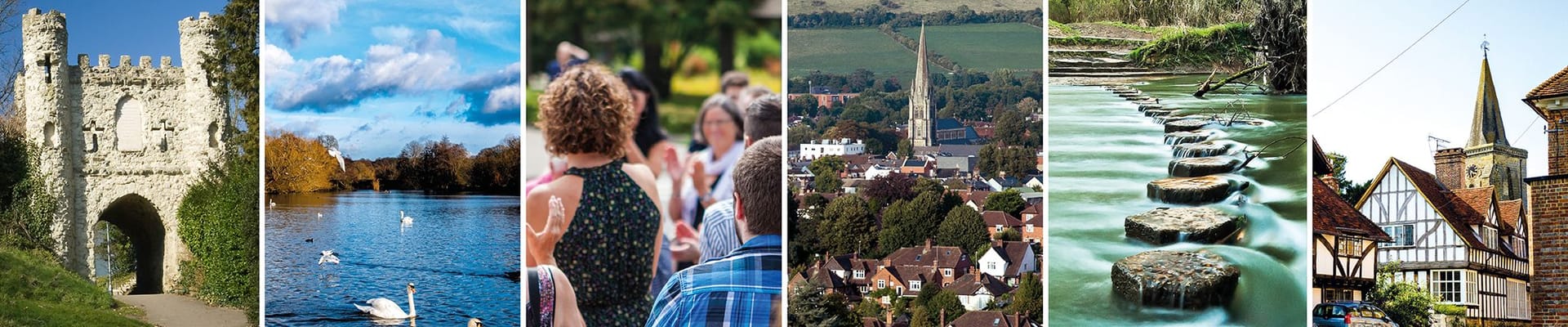 Montage of images to show East Surrey
