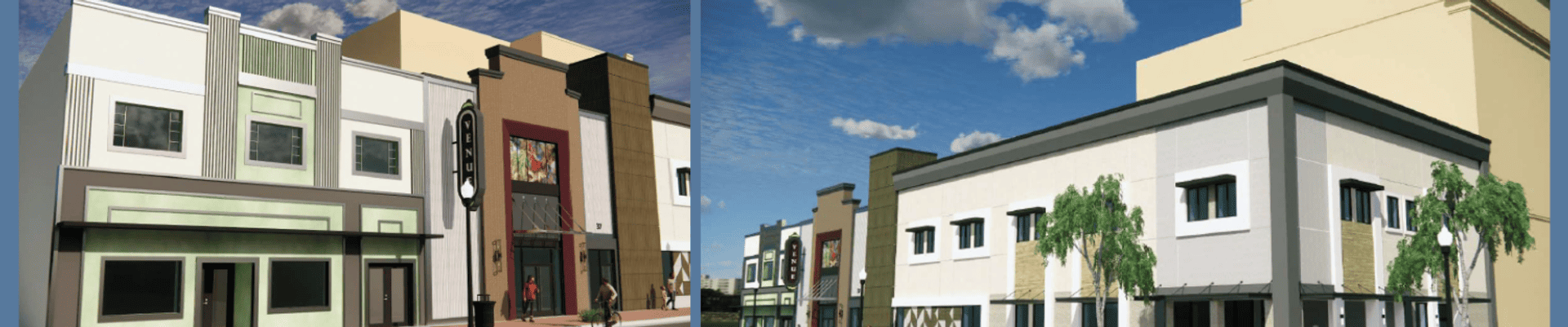 Renderings of the potential final project provided by the project developer.
