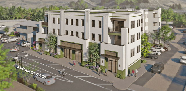 Rendering of Proposed 560 Ave of Flags -provided by developer