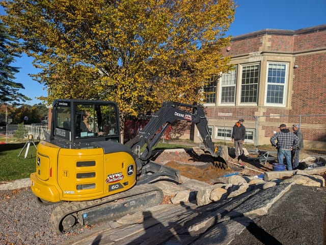 Start of installation of spinner