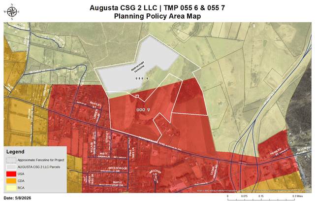 Planning Policy Area map showing subject property.