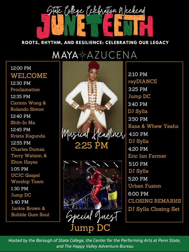 2026 Juneteenth Block Party Schedule of Events