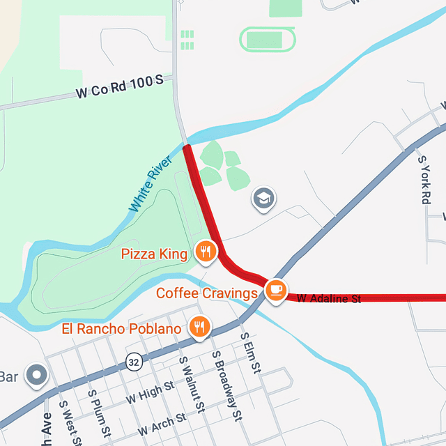 Map of Construction Area