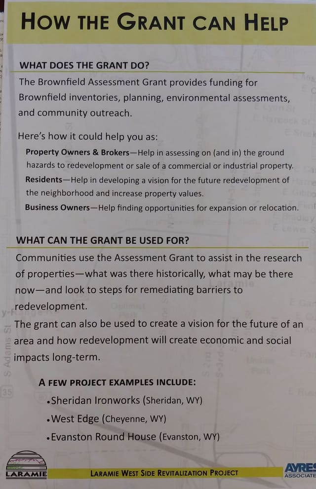 Poster explaining the project.
