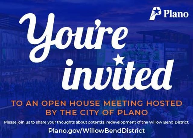 Invitation to attend an open house meeting
