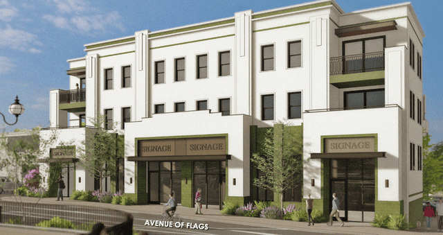 Rendering of Proposed 560 Ave of Flags -provided by developer