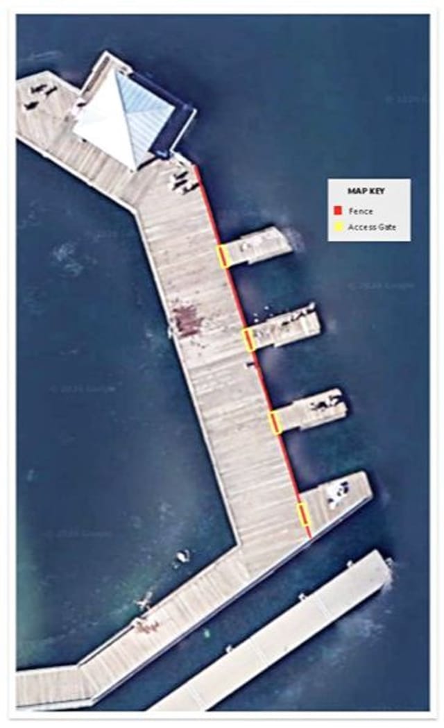 Davies Beach First Responders Dock Location