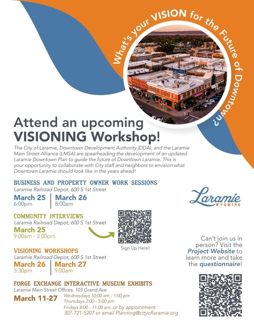 Flyer showing QR Code for Survey 