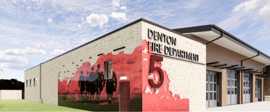 Graphic of Denton Fire Station 5