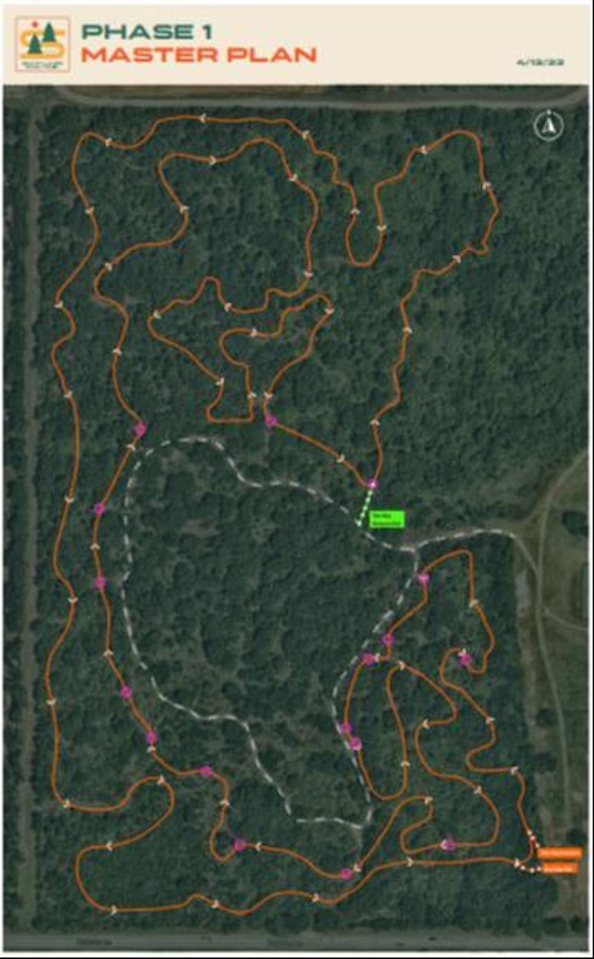 Phase 1 Masterplan map