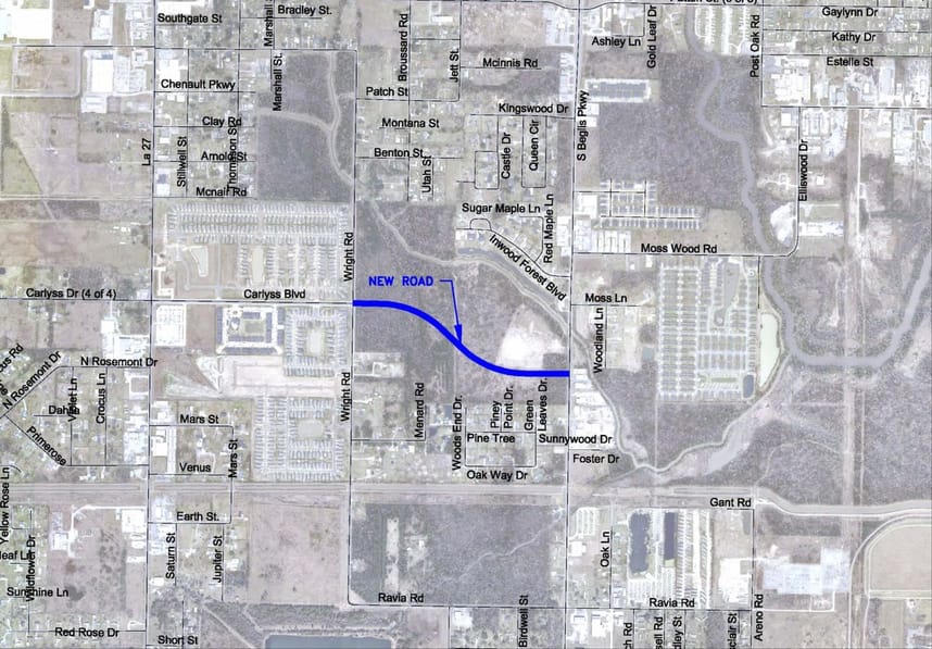 Map of extension 