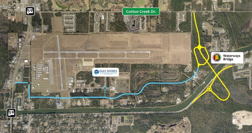 Map of improvements 