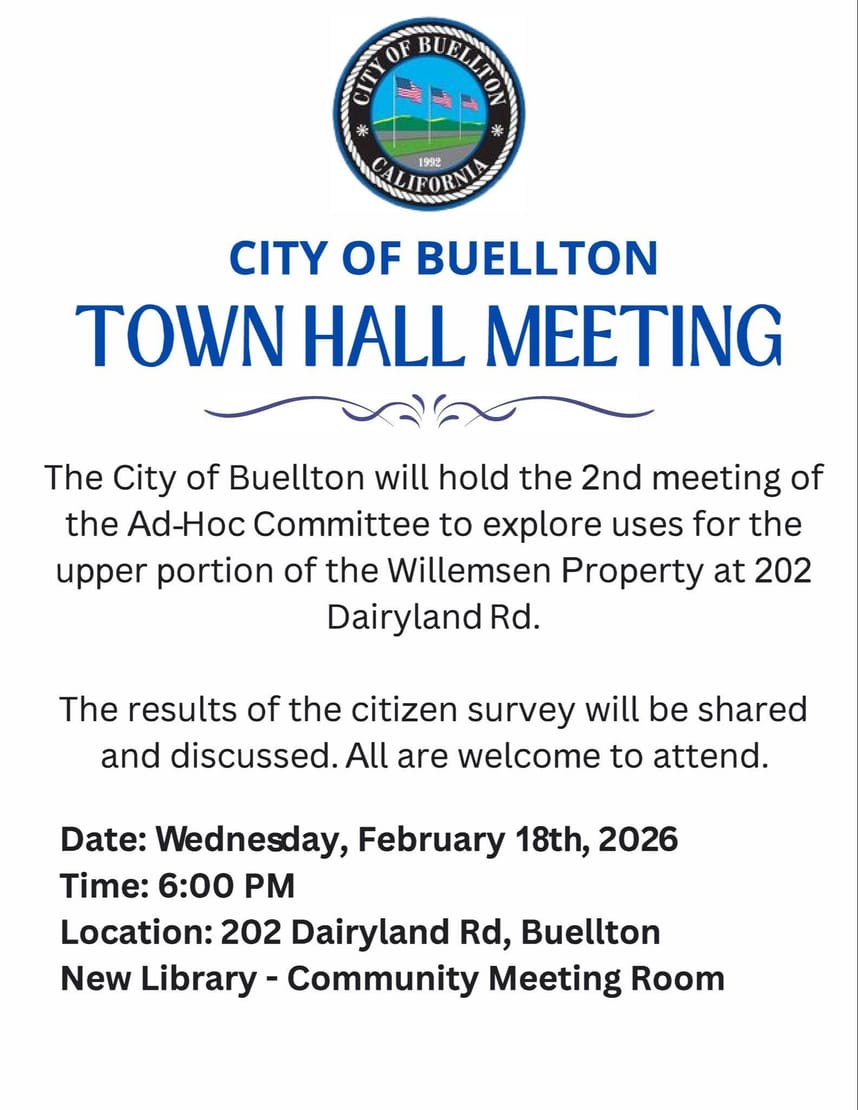 Ad Hoc Meeting annoucement