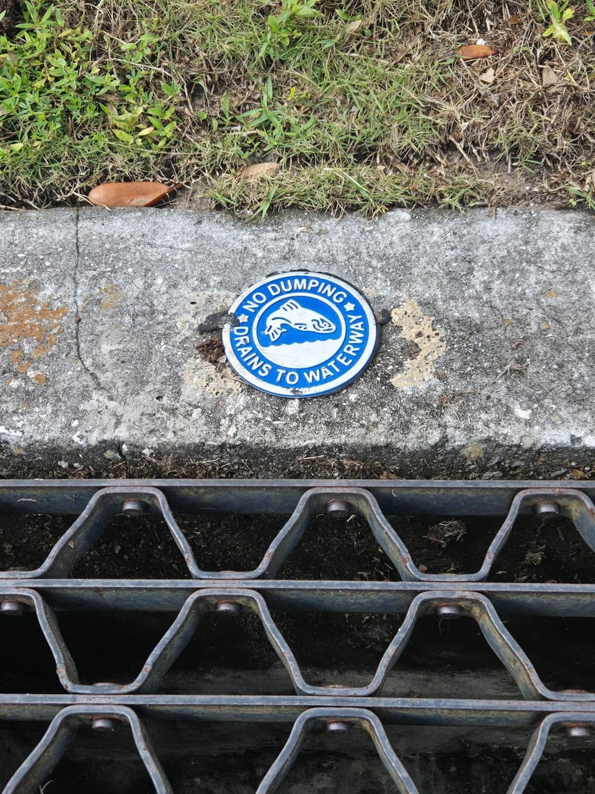 Stormwater pipe. 