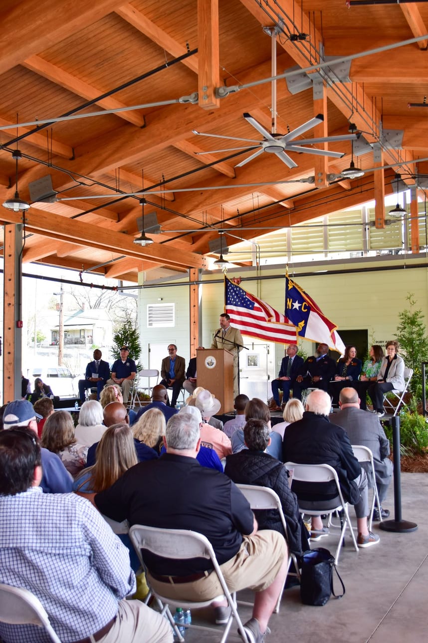 Bill Stone at the PSAM Ribbon Cutting