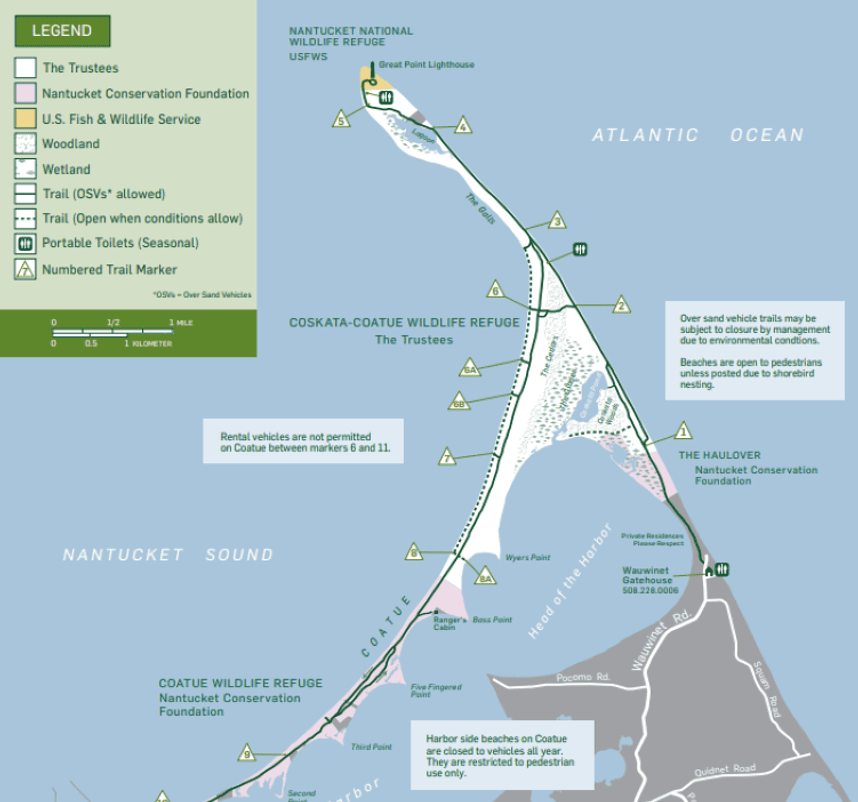 Great Point map