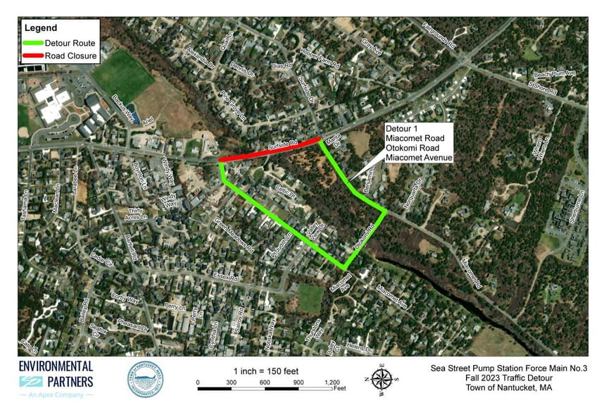 24 HR Shutdown/Detour Map for 11/27-12/8