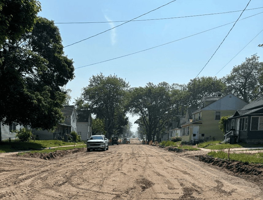 Hudson looking east 